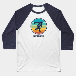 Bowlieve in Color Baseball T-Shirt